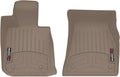 WeatherTech Custom Fit FloorLiners for BMW 430i, M4 CSL, M440i - 1st Row (4516731), Tan