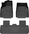 WeatherTech FloorLiner HP Custom Fit Floor Mats for Tesla Model Y 1st & 2nd Row (441943-1-2IM), Black