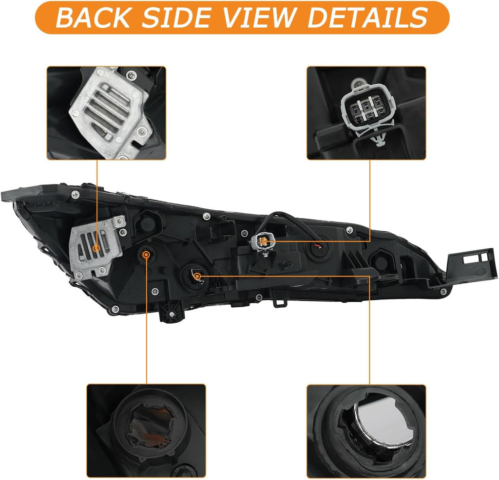 Signal Light Fits for 2021-2023 Nissan Rogue Halogen w/LED DRL w/Halogen Indicator Light Passenger Right Side Replacement NI2563102