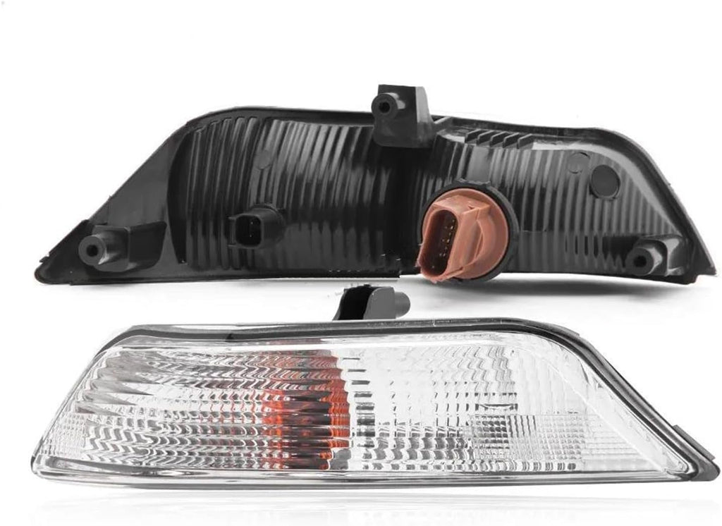 Car Front Bumper Corner Turn Signal Lights For Mustang 2015 2016 2017 Headlights Indicator Lamp With Bulbs Led Side Wing Rearview Mirror