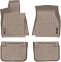 WeatherTech Custom Fit FloorLiners for BMW Alpina B8 Gran Coupe, M8 Competition, M850i - 1st & 2nd Row (451512-1-3), Tan