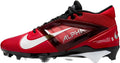 Nike Alpha Menace 4 Pro Football Cleats (FD7037-600, University Red/Metallic Silver/Team Red) Size 10.5