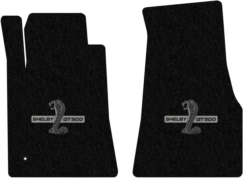 Lloyd Mats Floor Mats for Ford Mustang Shelby 2007 | 2PC Front Mats | Black | Non-Slip Backing