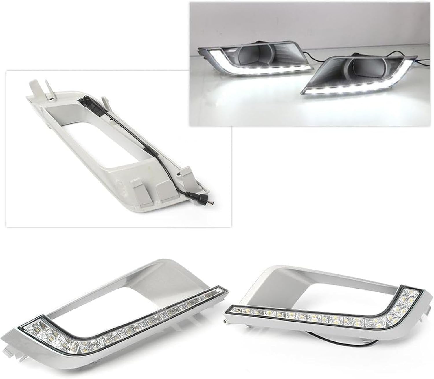 Fog Lights Fog Driving Light Daytime Running For Work Lamps For Ranger 2015-2016 Pair Car Day Light Indicators Waterproof Shockproof