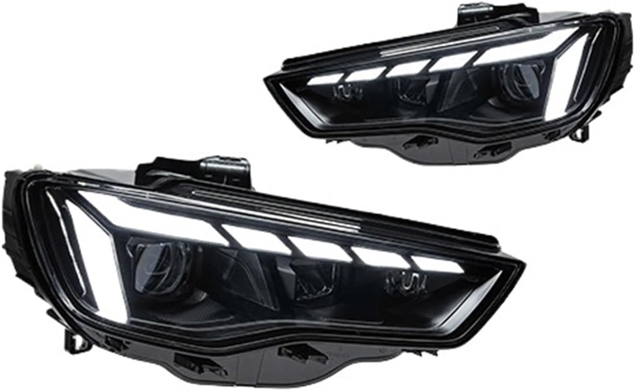 Car Lights Compatible With A3 8V Sedan Sportback 2013-2016 S3 LED Auto Headlight Assembly Upgrade A5 Design LHD RHD Tool Accessories(Original Xenon,RHD)
