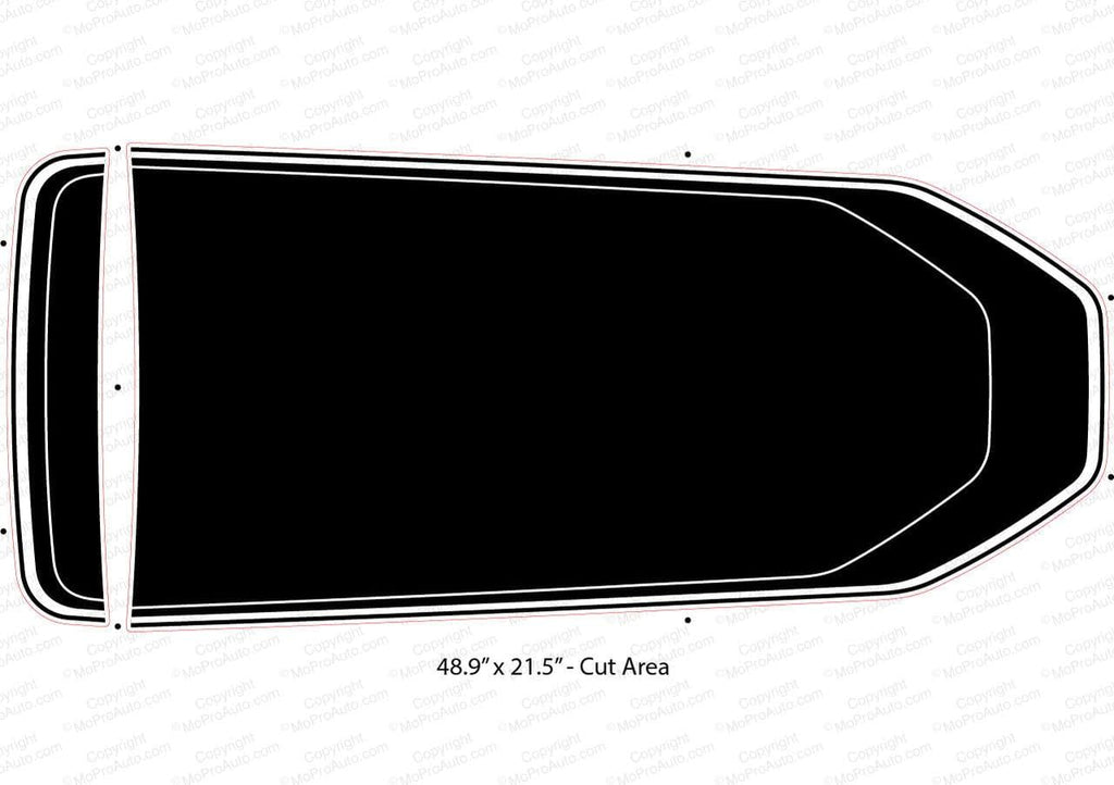 Original MACH Sonic Solid : Compatible with 2021-2026 Ford Mustang Mach-E Hood Stripes Trunk Side Rocker Decals Vinyl Graphics (Fits Model as Shown) (53 Gloss Red – Wet Install)