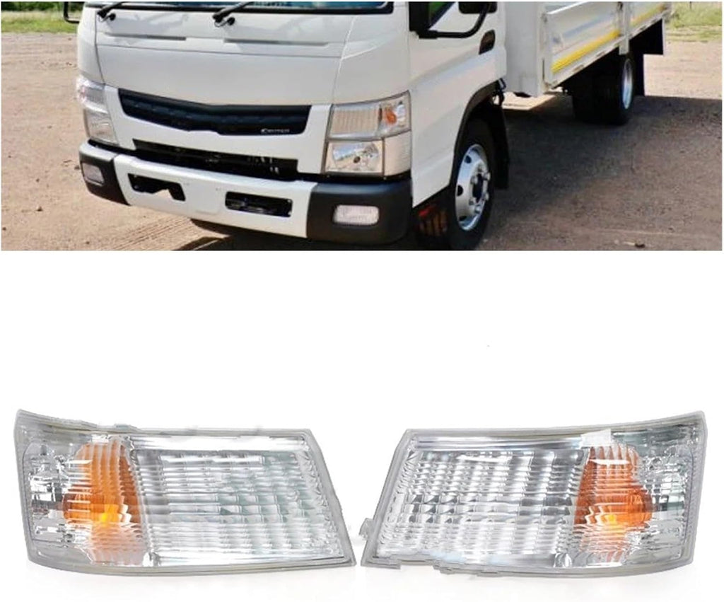 Car Headlights For Mitsubishi For Canter FUSO FE FG 2012-2015 2016 2017 2018 Car Front Turn Signal Light Corner Lamp Fog Light Headlights Indicator Lamp Assembly Car Head Lamp