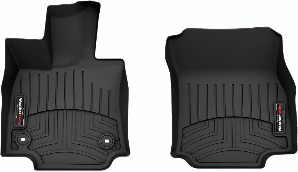 WeatherTech Custom Fit FloorLiners for Toyota RAV4 Prime, RAV4 Plug-in Hybrid, 1st Row (4418591), Black
