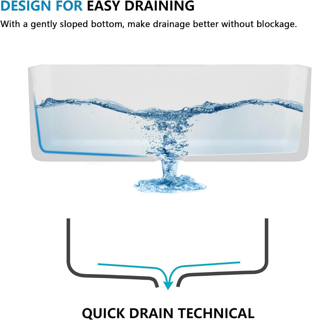 32'x19' White Undermount Kitchen Sink Double Bowl - White Ceramic Porcelain Fireclay Dual Mount Double Bowl 50/50 Drop In Top Mount & Under Counter Sink Basin
