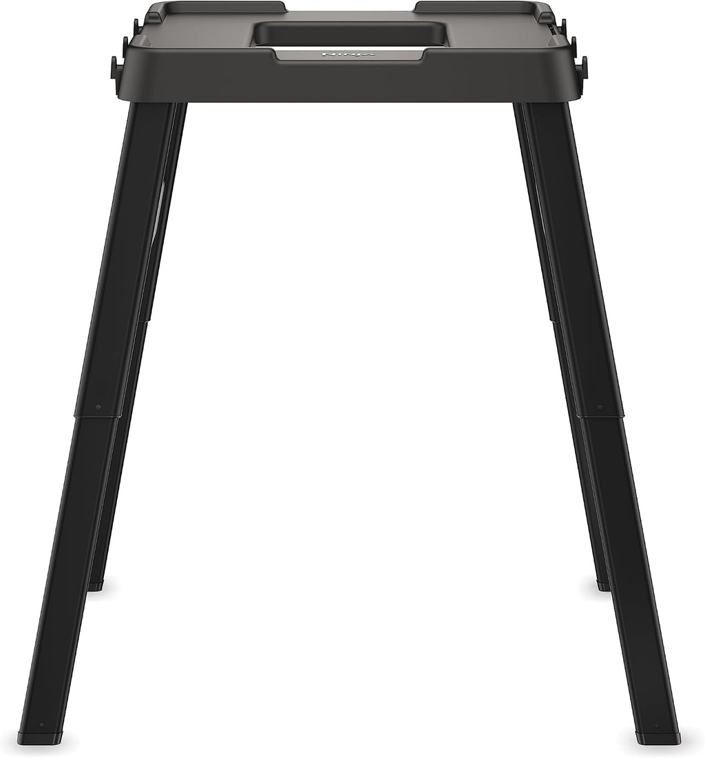 Ninja XSKUNSTAND Outdoor Stand, Woodfire Products, Adjustable Height, Utensil-Holder, Side Table-Compatible, Weather-Resistant, Black, 26' x 34' x 34