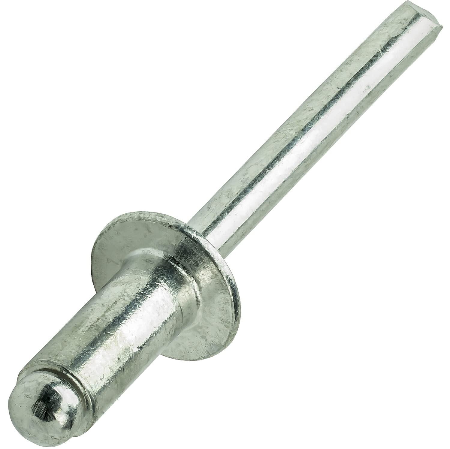 Aluminum Pop Rivets 1/4' x 1/4' Dome Head Blind 8-4 Gap .126-.250 Pack of 2500 Fastener Set LS25608F