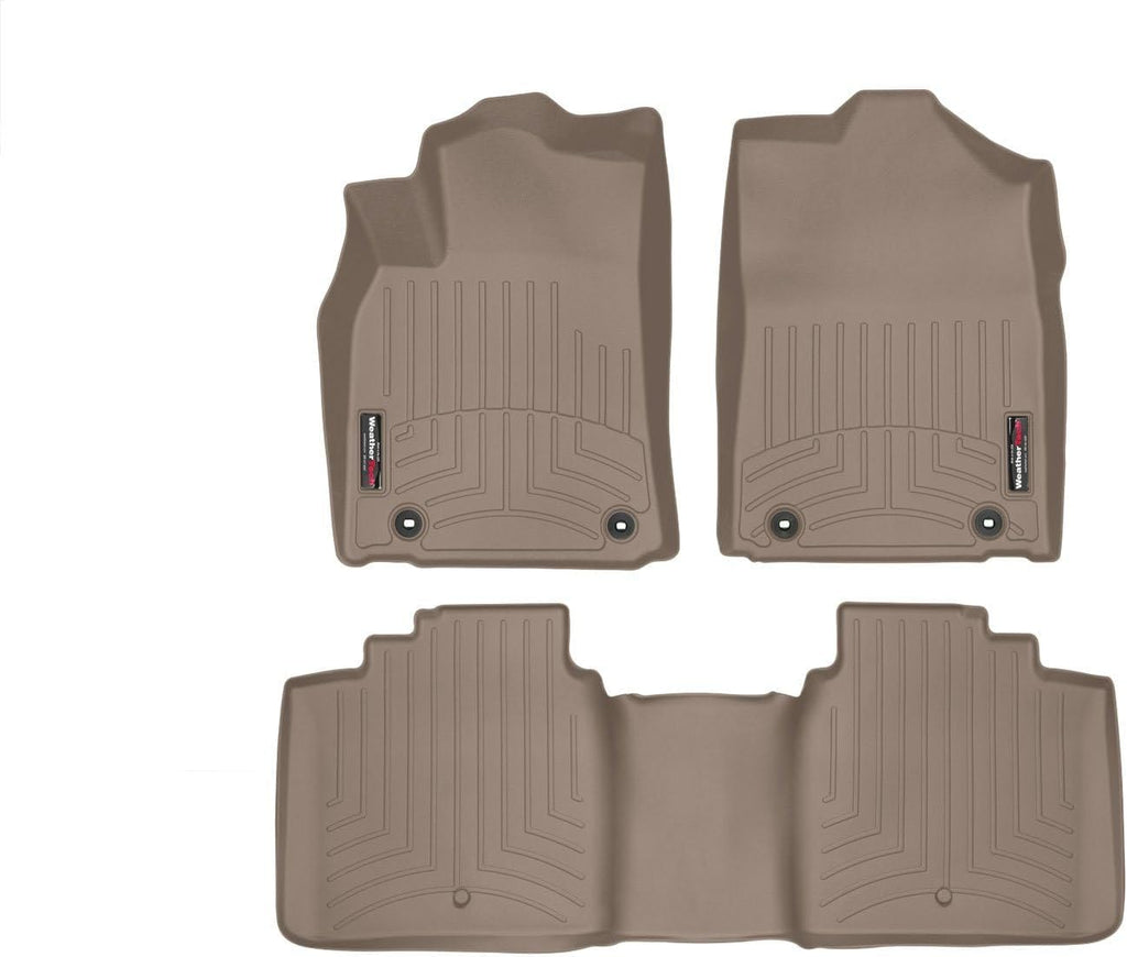 WeatherTech Custom Fit FloorLiners for Lexus ES - 1st & 2nd Row (4514591-454763), Tan