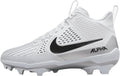 Nike Alpha Menace Strong Men's Football Cleats (II5139-010, Black/Metallic Silver/White)