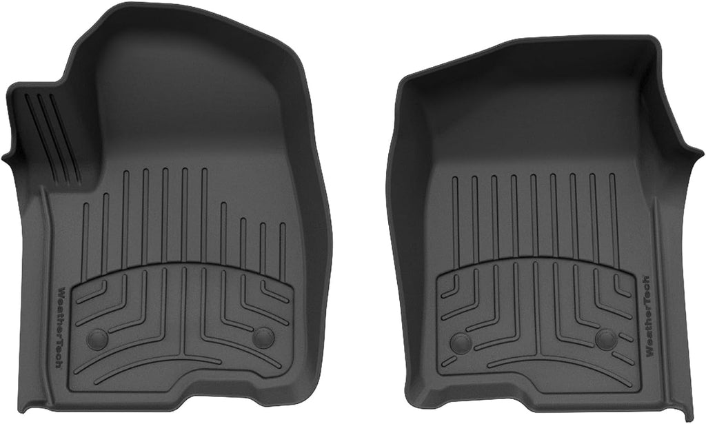 WeatherTech FloorLiner HP Custom Fit Floor Mats for GMC Sierra 1500 Limited - 1st Row (4414361VIM), Black