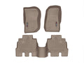 WeatherTech Custom Fit FloorLiners for Jeep Wrangler JK Unlimited 4-Door, Wrangler Unlimited 4-Door, Wrangler Unlimited 4-Door - 1st & 2nd Row (45573-1-2), Tan