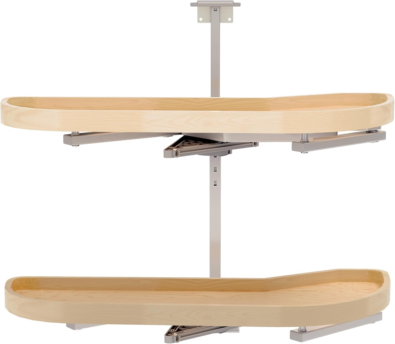Rev-A-Shelf Maple Two-Tier Classic Girasolo w/Soft-Close for 12' Left Opening/Blind Right Corner Cabinets
