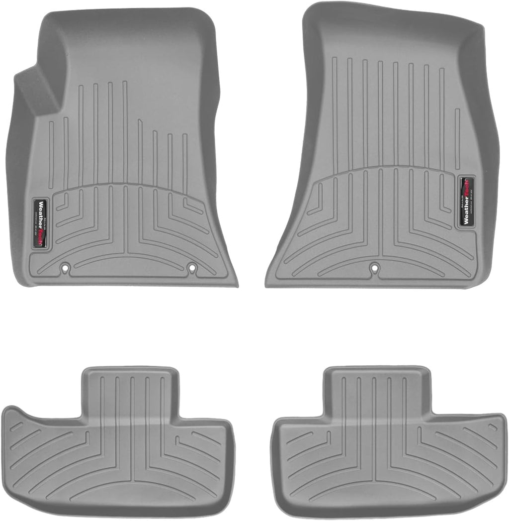 WeatherTech Custom Fit FloorLiners for Dodge Challenger, Challenger, 1st & 2nd Row (4610491-463862), Grey