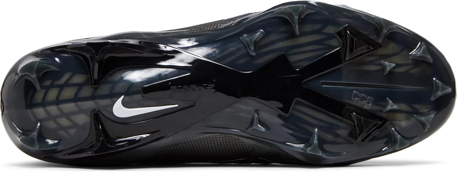 Nike Alpha Menace Elite 3 CT6648-010 Black-Iron Grey-White Men's Football Cleats 13 US