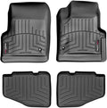 WeatherTech Custom Fit FloorLiners for Jeep Wrangler Unlimited 2-Door, Wrangler 2-Door, 1st & 2nd Row (44042-1-2), Black