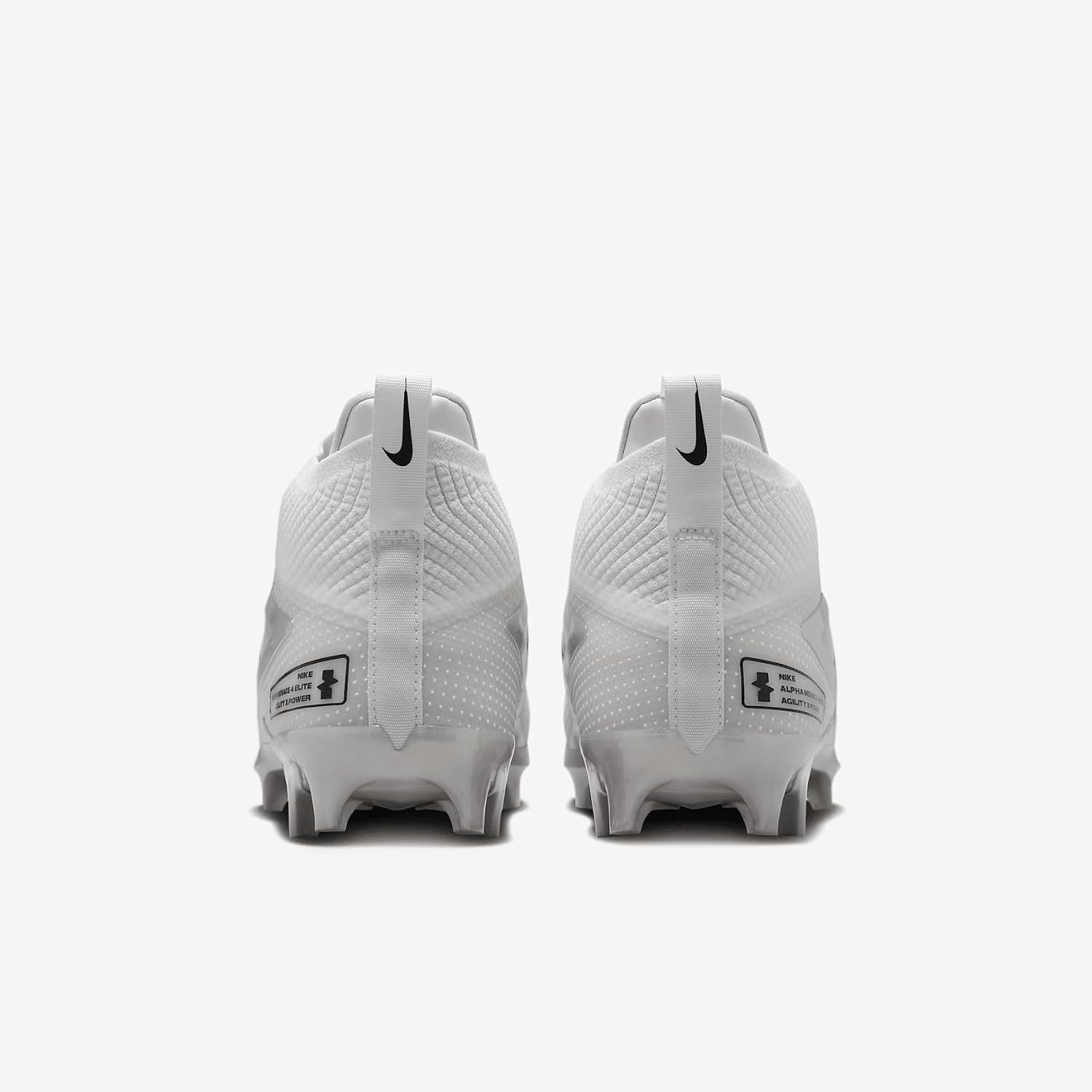 Nike Alpha Menace 4 Elite Football Cleats (FD7036-600, University Red/Team Red/Black/White)