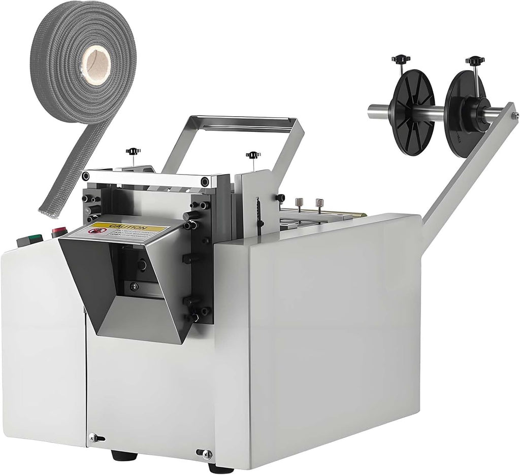 Electric Rubber Hose Tube Cutting Machine,34 m/min Adjustable,300 w Fully Automatic Drinking Straw Cutting Equipment,1/2' Max Cutting Diameter