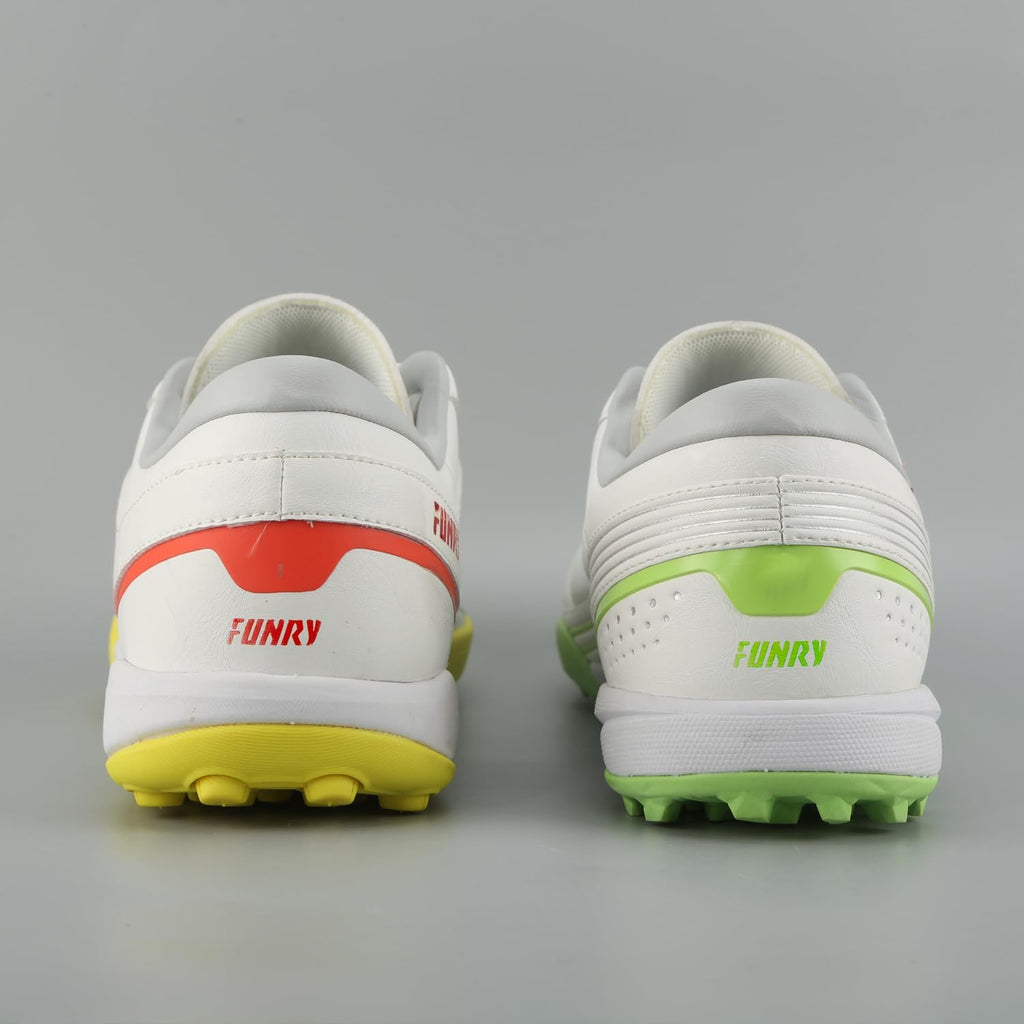 TF Soccer Cleats for Mens, Turf Soccer Shoes,Indoor Footall Cleats Football Boots Training Sneaker White