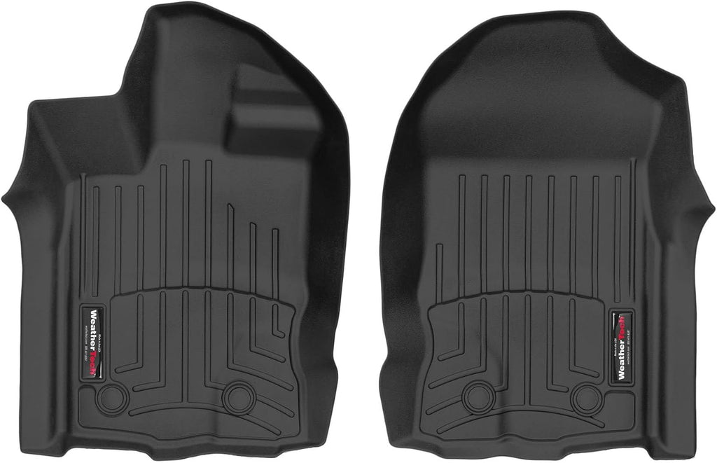 WeatherTech Custom Fit FloorLiners for Ford Ranger - 1st Row (4415181V), Black