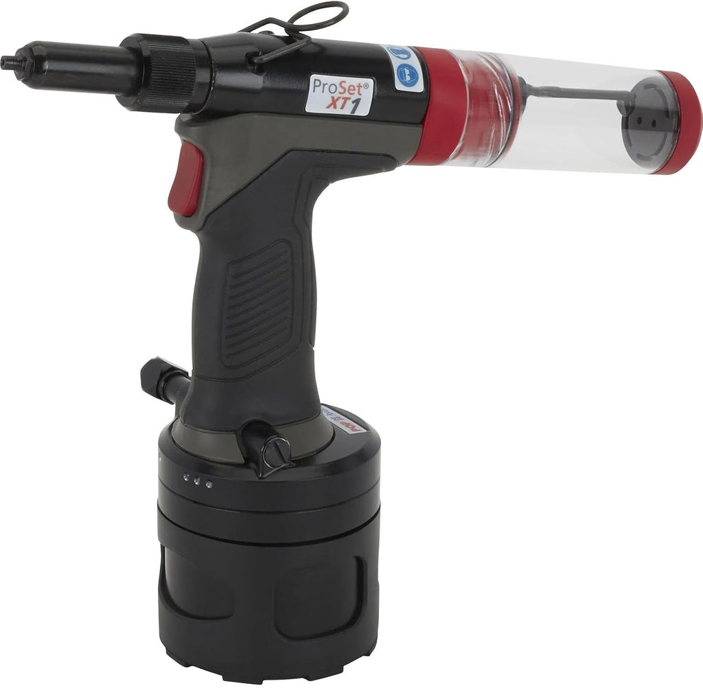 ProSet POP 76001-00003 XT1 Hydro-Pneumatic Blind Rivet Tool W/Mandrel Collection System; 3/32 Inch, 1/8 Inch, 5/32 Inch