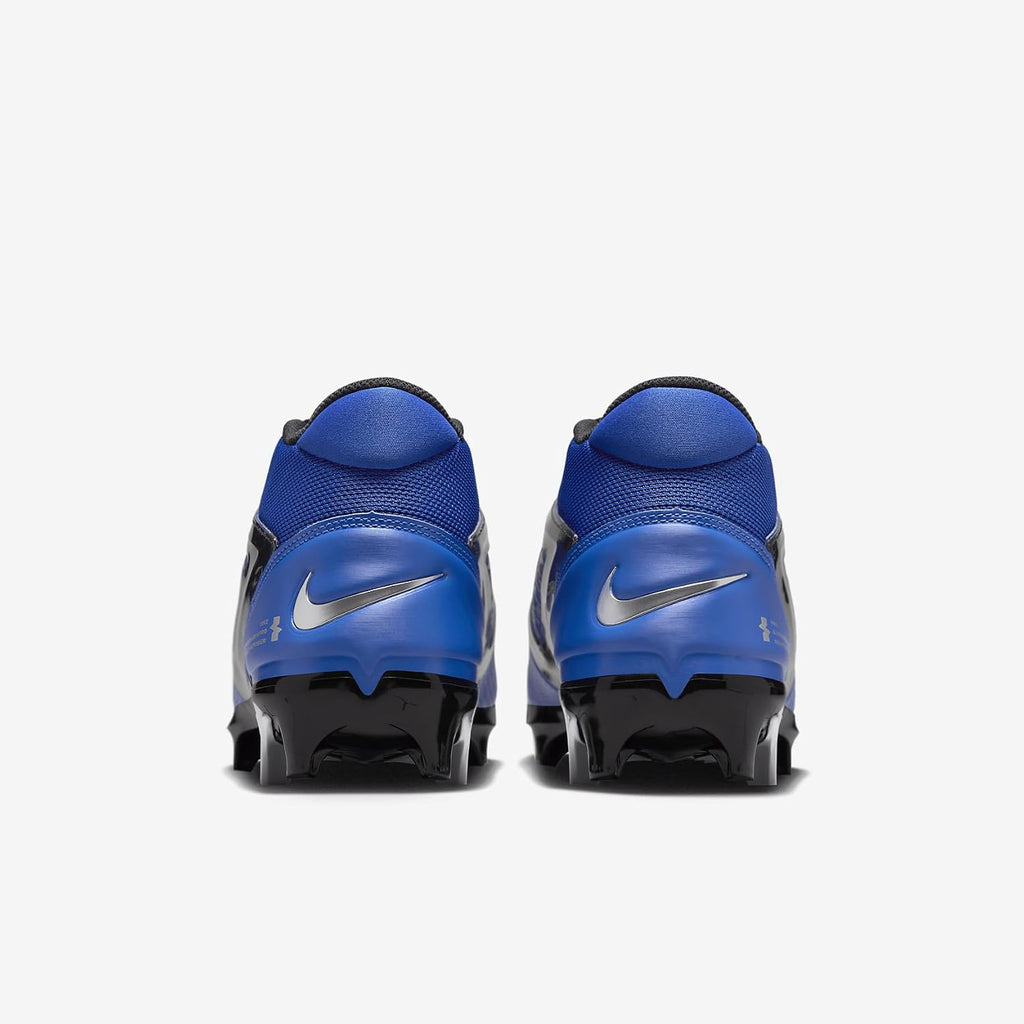 Nike Alpha Menace 4 Pro Football Cleats (FD7037-400, Hyper Royal/Metallic Silver/Midnight Navy) Size 8.5