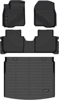 Jenofa-Car Floor Mats & Upper Cargo Liner for Honda CRV & CRV Hybrid 2023-2026 All Weather Floor Mats Set for CRV Full Set Durable Floor Liners for Honda CRV Accessories 2026