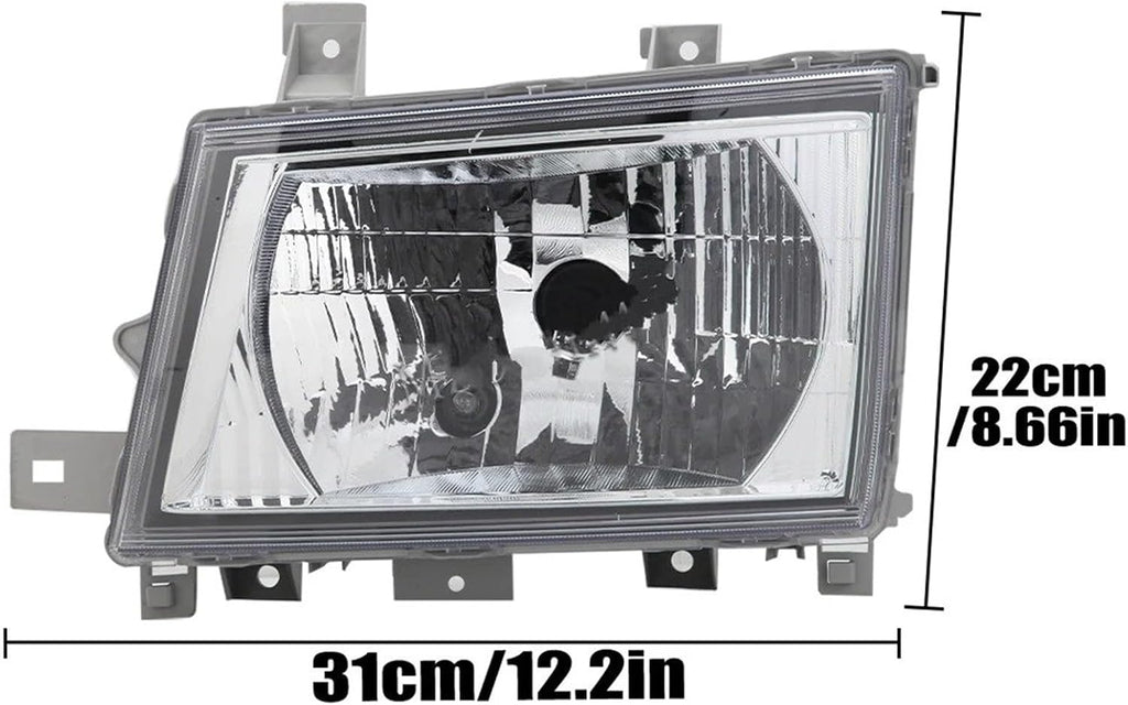 Headlight For Mitsubishi Canter FUSO FE FG 2012 2013 2014 2015 2016-2018 Car Fog Light Turn Signal Light Headlights Indicator Lamp Assembly W/bulb Indicator Lamp(Right Side)