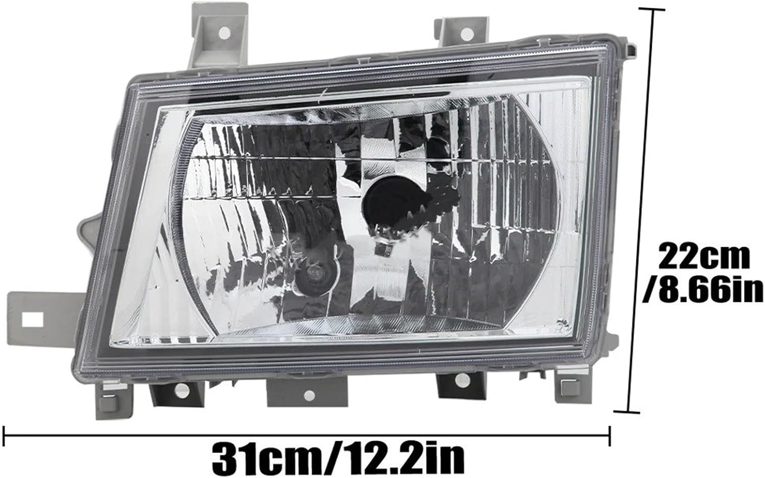 Headlight For Mitsubishi Canter FUSO FE FG 2012 2013 2014 2015 2016-2018 Car Fog Light Turn Signal Light Headlights Indicator Lamp Assembly W/bulb Indicator Lamp(Right Side)