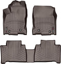 WeatherTech Custom Fit FloorLiners for Lexus NX, NX Hybrid, 1st & 2nd Row (47749-1-2), Cocoa