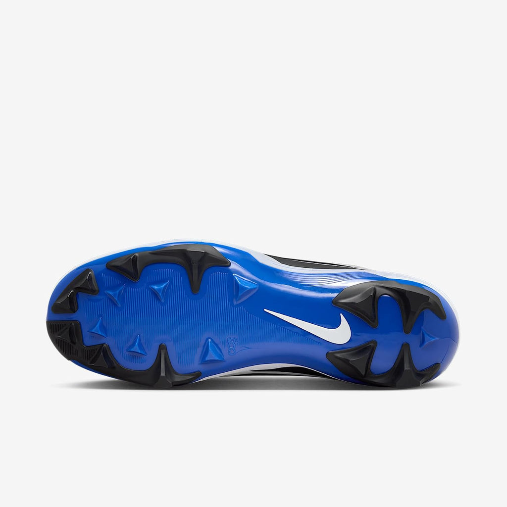Nike Alpha Menace Strong Men's Football Cleats (II5139-010, Black/Metallic Silver/White)