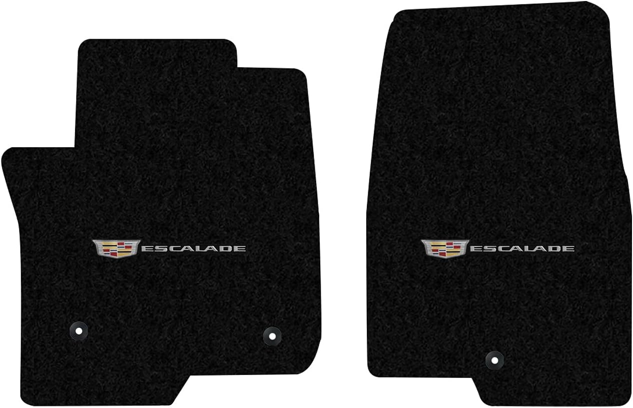 Lloyd Mats Floor Mats for Cadillac Escalade ESV 2021-2026 | 2PC Front Mats | Charcoal | Non-Slip Backing