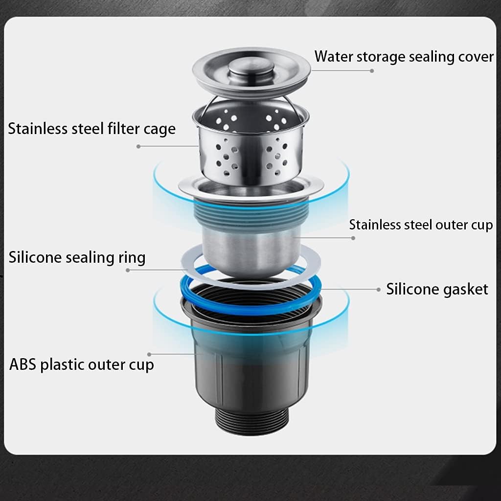Kitchen Sink Single Bowl Bar Prep Drop-in Or Undermount Single Bowl Stainless Steel with Drain Black RV Sink (Color : Black, Size : 38×30cm) (Black 25×40cm)