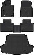 Jenofa-Floor Mats for Camry 2018-2024 FWD (Not for Hybrid or AWD) All Weather Trunk Mat Waterproof Floor Liners Full Set Car Mat for Toyota Camry FWD Accessories