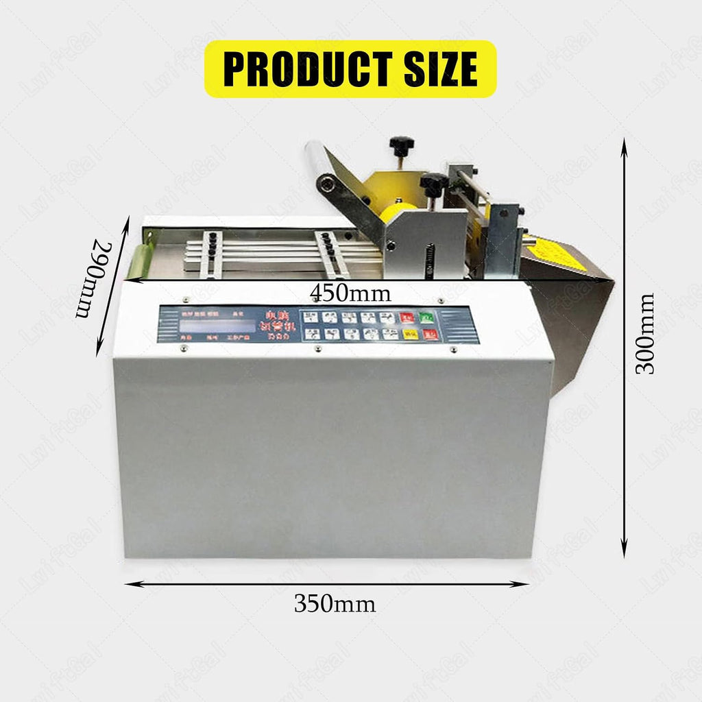 Automatic Heat-Shrink Tube Cutting Machine, Tube Cable Pipe Cutter Precise Efficient Tube Cable Pipe Cutter Cutting Machine,for Sleeve, Rubber/Plastic Tube