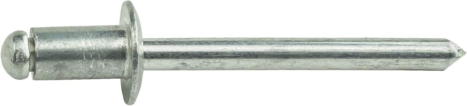Aluminum Pop Rivets 1/4' x 1/8' Dome Head Blind 8-2 Gap .020-.125 Quantity 250 HQ