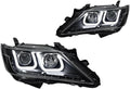 Car Lights Compatible With Camry 2012-2014 LED Auto Headlights Assembly Upgrade Bifocal Lens Blink Signal Lamp Tool Accessories