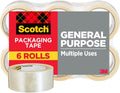 Scotch Shipping Packaging Tape, 1.88' x 54.6 yd, 6 Rolls (3350-6) (Pack of 6)