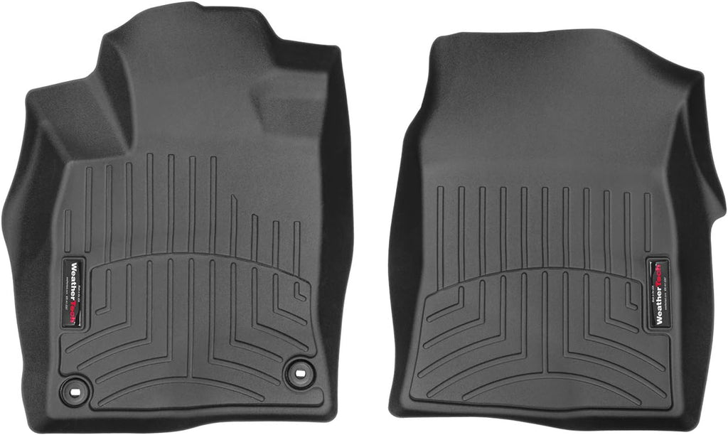 WeatherTech Custom Fit FloorLiners for Honda Civic Type R, Civic, Civic Si - 1st & 2nd Row (44884-1-2), Black
