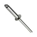 Stainless Steel Pop Rivets 1/4' x 1/2' Dome Head Blind 8-8 Qty 500 Threaded Fasteners for Mechanical Repair Universal Multi-Purpose Replacement Parts