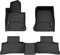 WeatherTech Custom Fit FloorLiners for Mercedes AMG GLC 63 S E Performance SUV, GLC SUV, GLC Coupe - 1st & 2nd Row (441812-1-2), Black