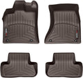 WeatherTech Custom Fit FloorLiners for Audi SQ5, Q5, 1st & 2nd Row (47230-1-2), Cocoa