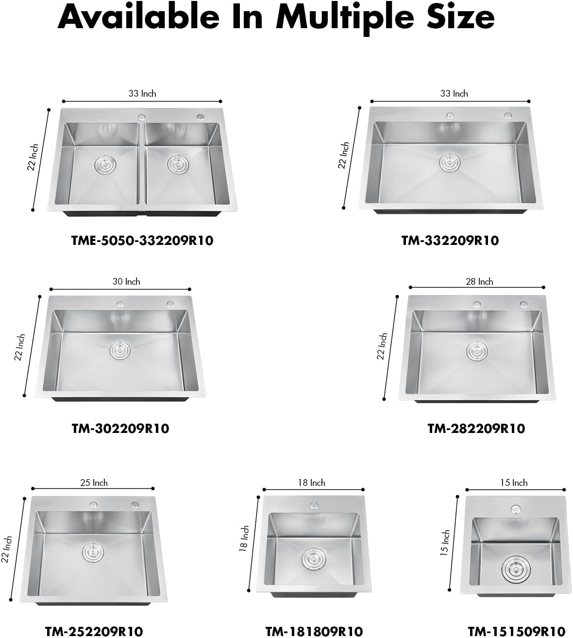 ATTOP 30 Inch Drop in Large Single Bowl Kitchen Sink, Nano Coating Stainless Steel Handmade Single Bowl Topmount Kitchen Sink