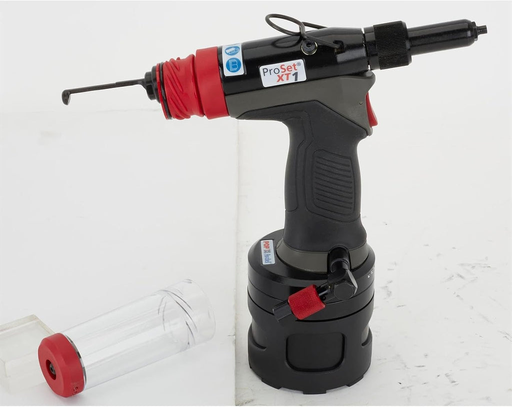 ProSet POP 76001-00003 XT1 Hydro-Pneumatic Blind Rivet Tool W/Mandrel Collection System; 3/32 Inch, 1/8 Inch, 5/32 Inch