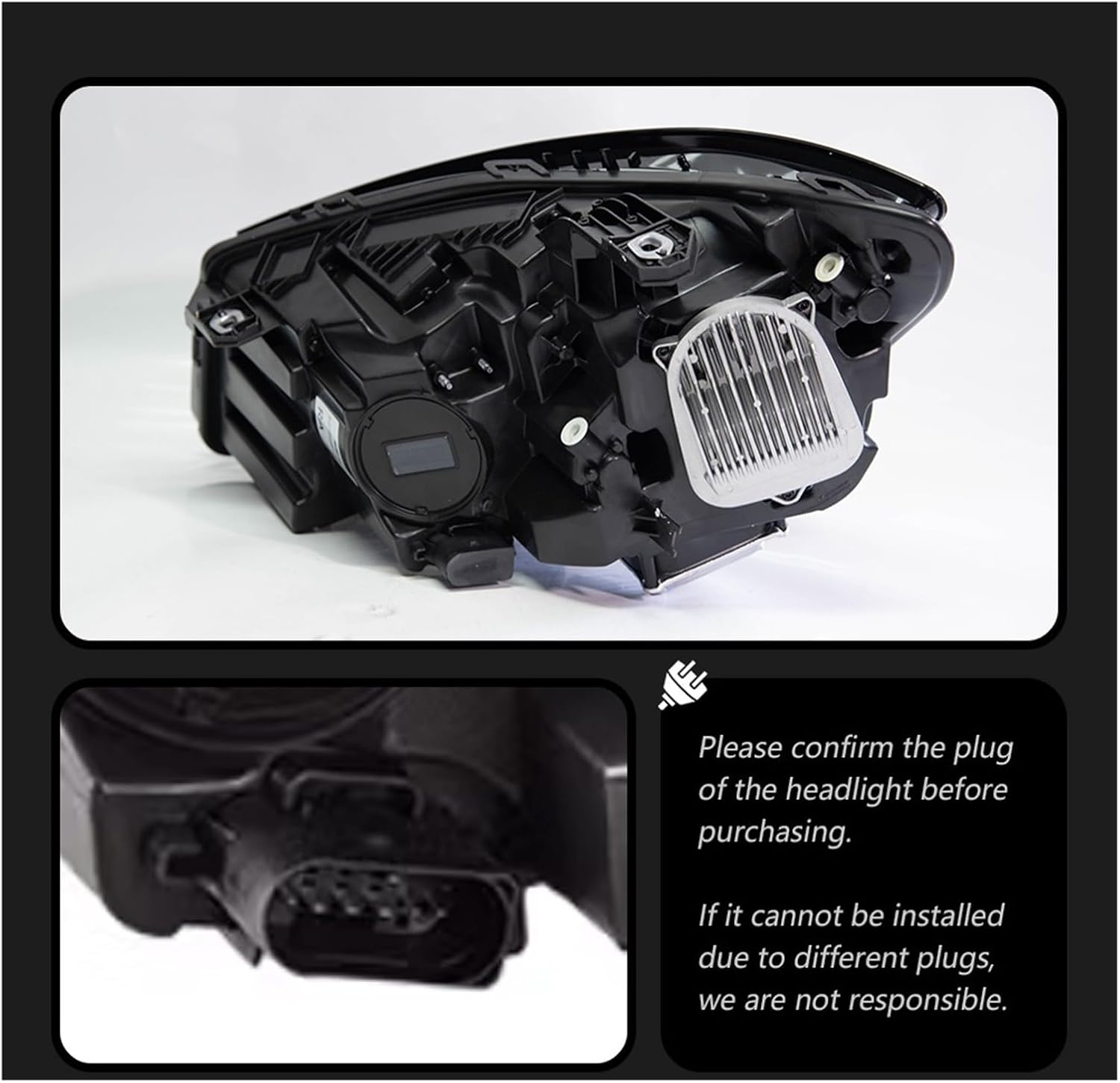 Car Lights Compatible With W117 2014-2020 CLA 220 CLA45 CLA260 LED Auto Headlight Assembly Upgrade High Configure Signal Lamp Accessories(For Original Xenon)