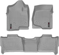 WeatherTech Custom Fit FloorLiners for Chevrolet Suburban, Suburban, Suburban - 1st & 2nd Row (46066-1-2), Grey