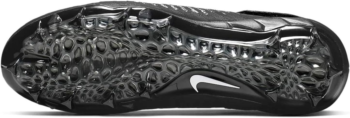 Nike Men's Alpha Menace Pro 2 D Football Cleats - Black/White,7M US